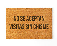 Cargar imagen en el visor de la galería, Felpudo Personalizado Fibra de Coco No se admiten visitas sin chisme