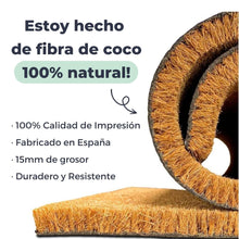 Charger l&#39;image dans la galerie, Felpudo Personalizado Fibra de Coco No se admiten visitas sin chisme
